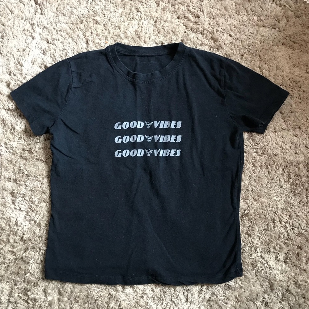 BRANDY MELVILLE GOOD VIBES TEE